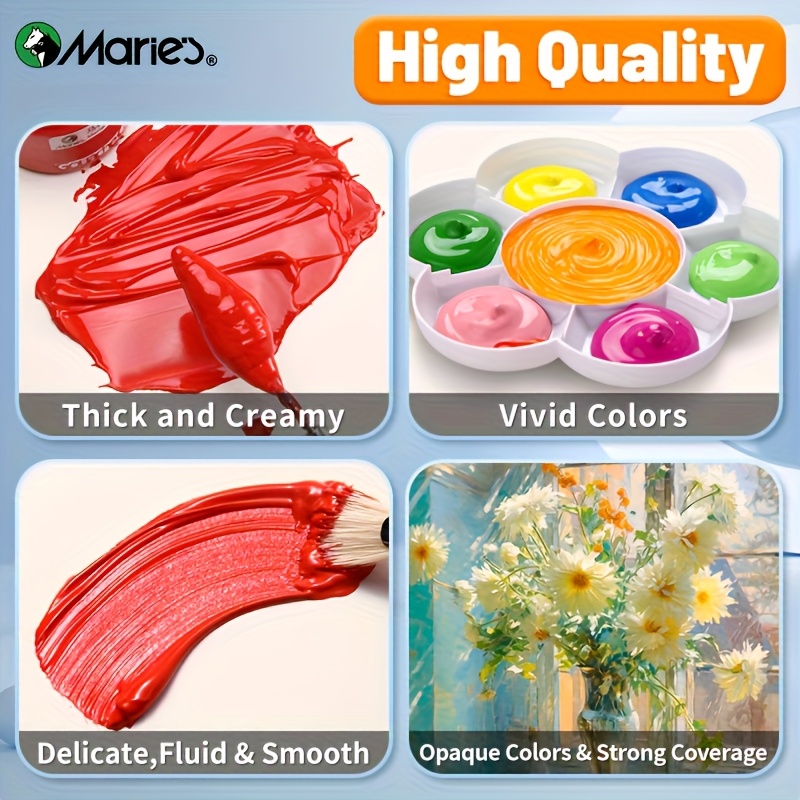 ชุดสีกัวเช่ 36 สี 12 มล./0.4 อ - Gouache Paint Set บทวิจารณ์และราคา
