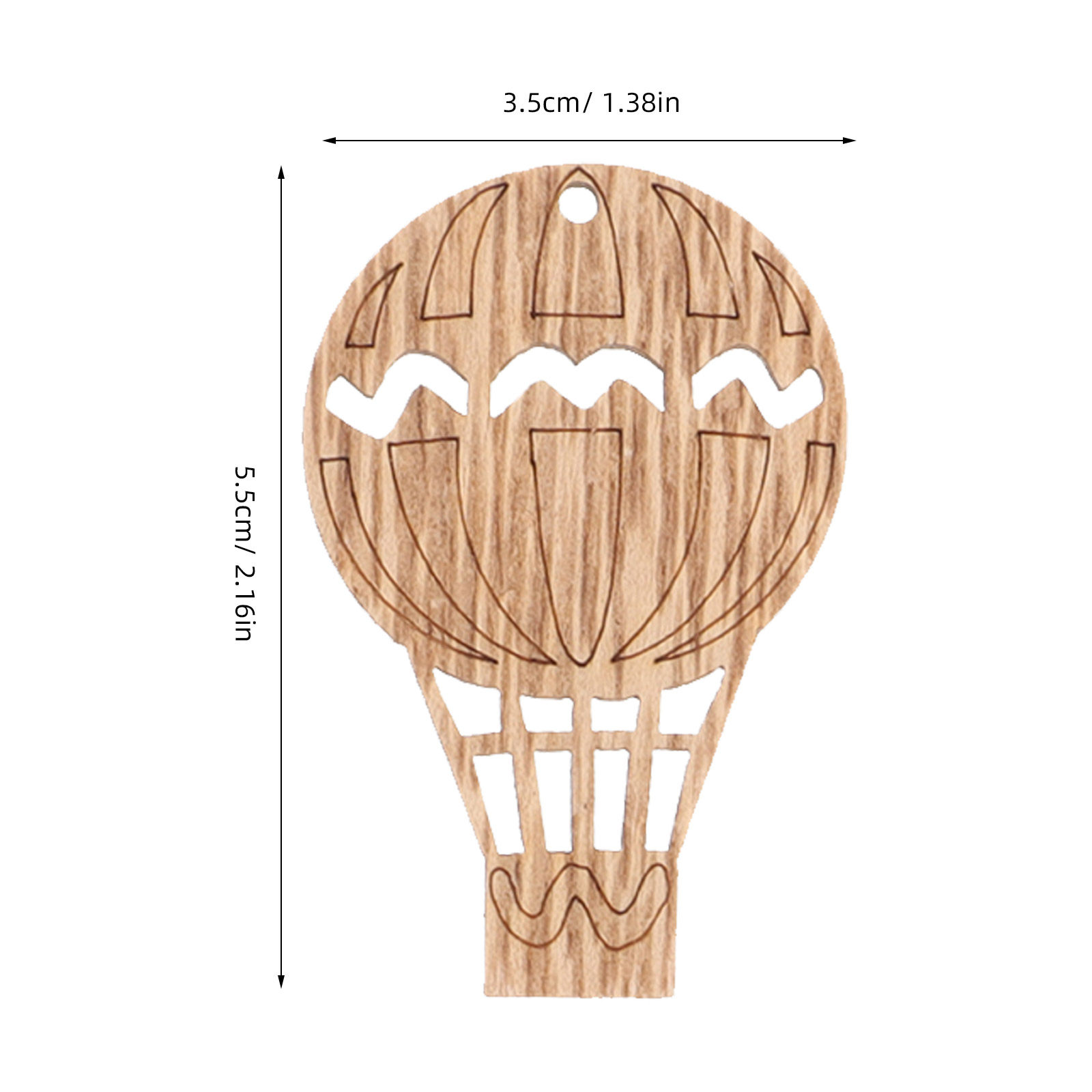 ชิ้นไม้รูปบอลลูนลมร้อน 10 ชิ้น - Art And Craft For Nursery บทวิจารณ์และราคา