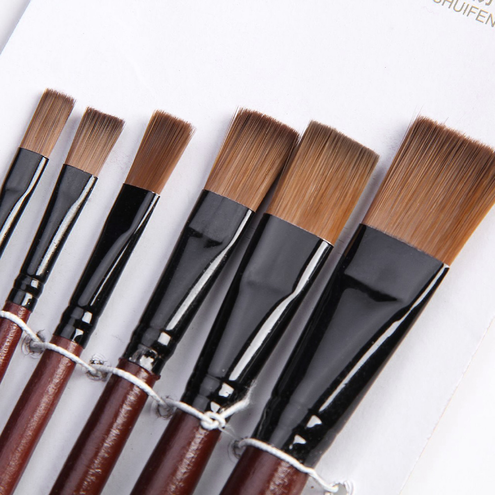 6Pcsไนลอนอะคริลิคสีน้ำมันGouac - Gouache Paint Set บทวิจารณ์และราคา