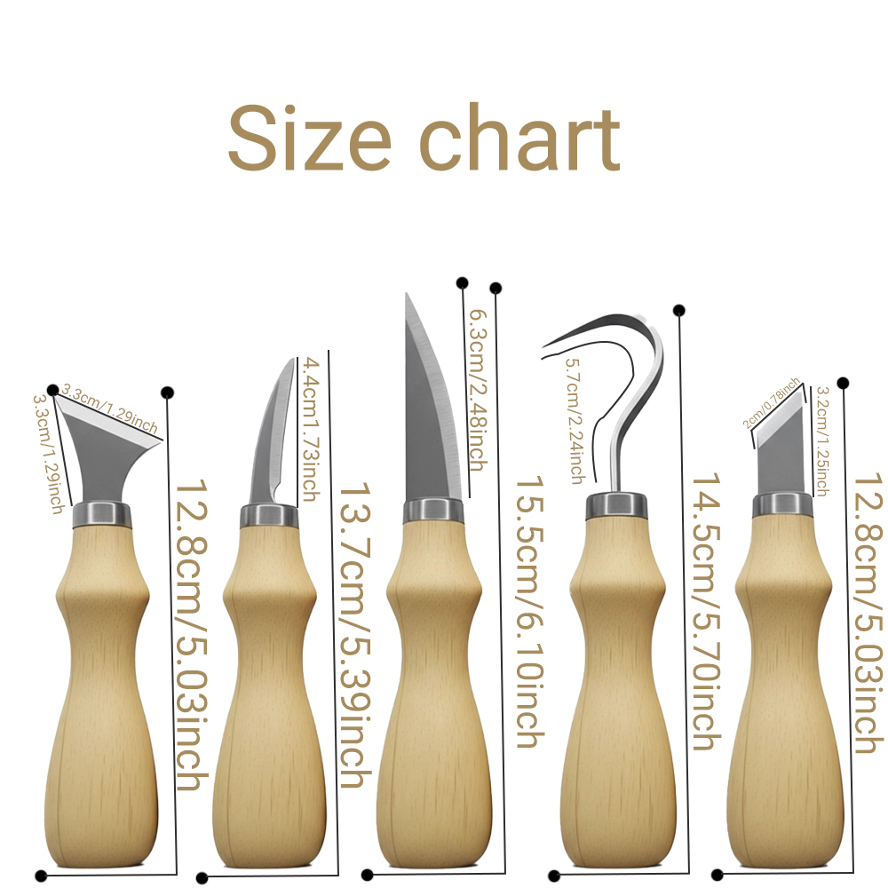 ชุดเครื่องมือแกะสลักไม้ 5 ชิ้น - Art Craft Kit บทวิจารณ์และราคา