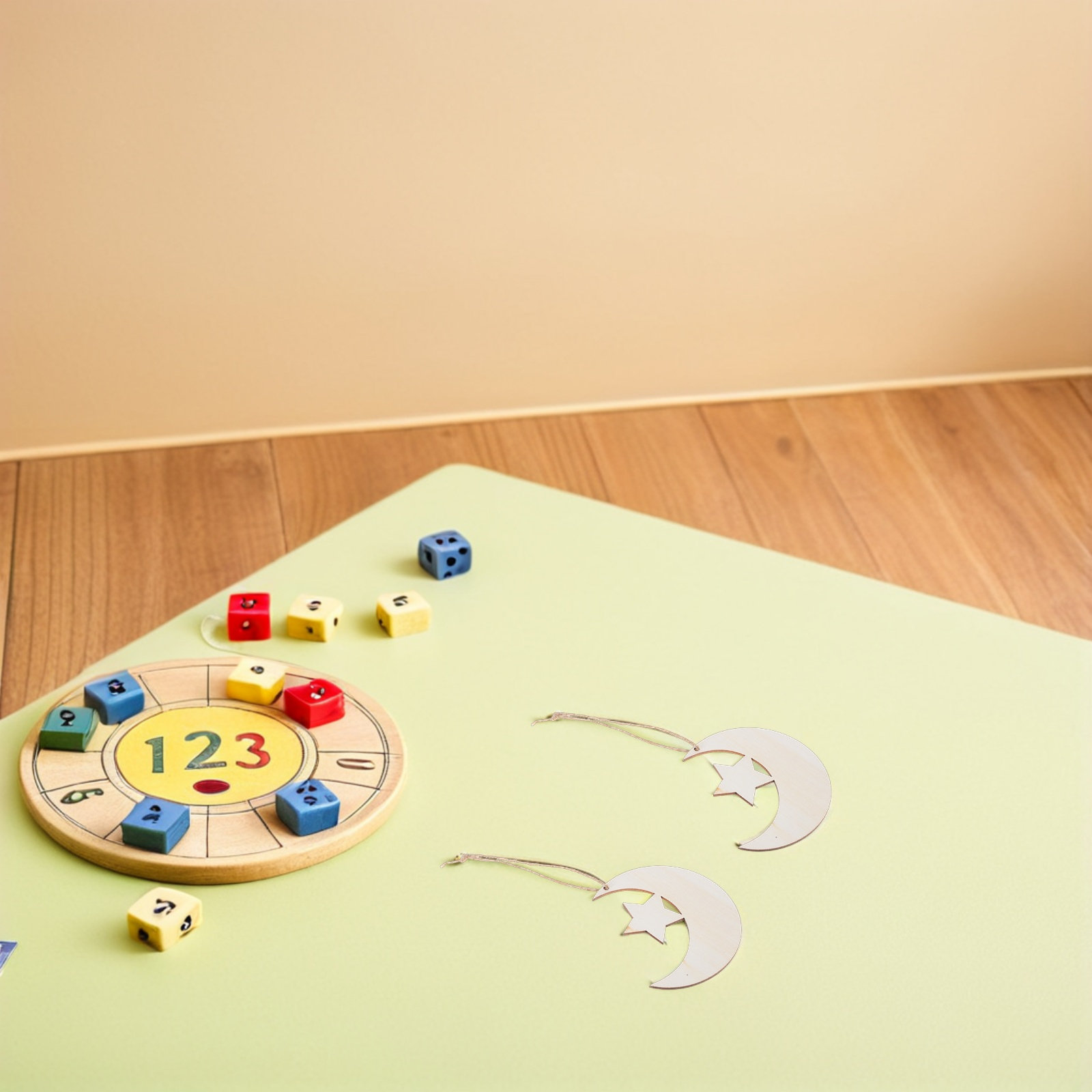 20 ชิ้น แผ่นไม้รูปพระจันทร์และ - Art And Craft For Nursery บทวิจารณ์และราคา