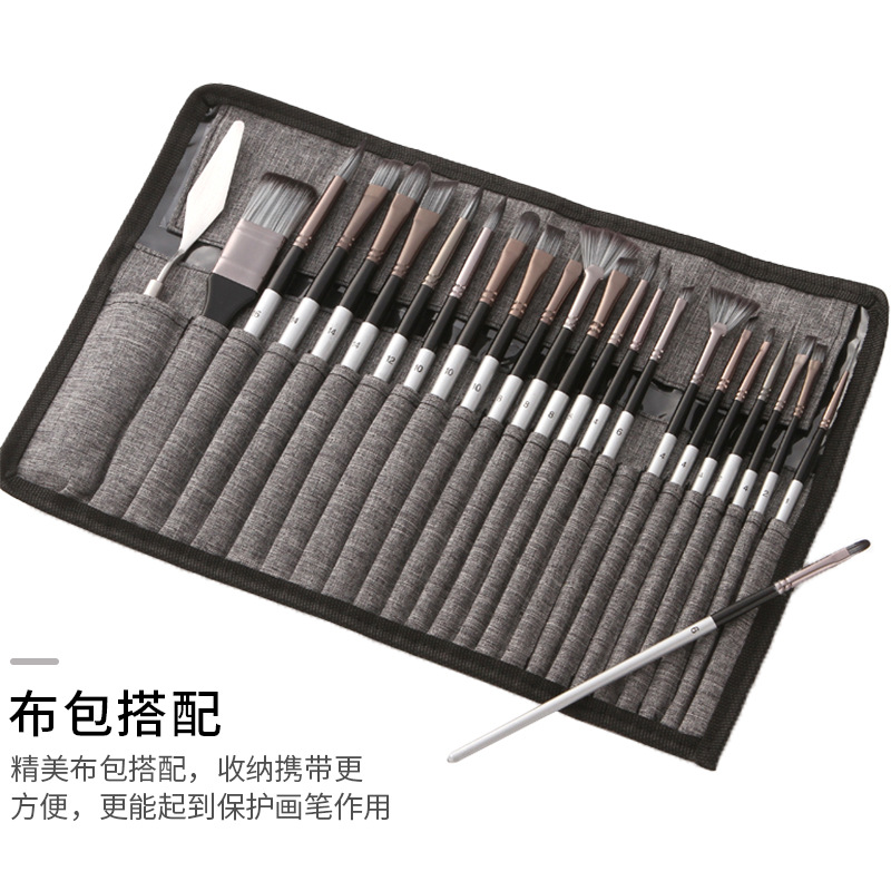 ชุดแปรงทาสี 24 ชิ้น พร้อมกระเป - Gouache Paint Set บทวิจารณ์และราคา
