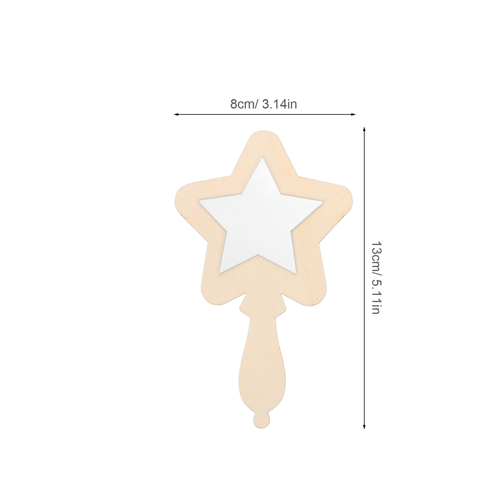 กระจกไม้ขนาดเล็ก 10 ชิ้น รูปดา - Art And Craft For Nursery บทวิจารณ์และราคา