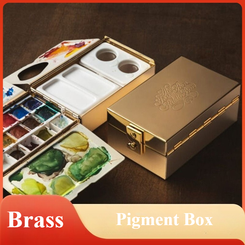กล่องสีน้ำชุบด้วยไฟฟ้าทองเหลือ - Gouache Paint Set บทวิจารณ์และราคา