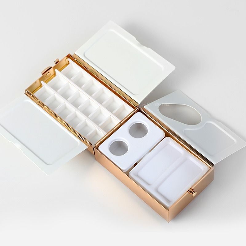 กล่องสีน้ำชุบด้วยไฟฟ้าทองเหลือ - Gouache Paint Set บทวิจารณ์และราคา