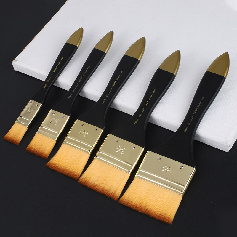 แปรงทาสีแบบแบน 5 ขนาด, แปรงทาส - Gouache Paint Set บทวิจารณ์และราคา